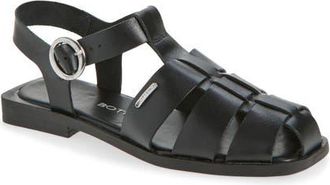 Bottero Botfisher Ankle Strap Fisherman Sandal in Preto at Nordstrom, Size 6