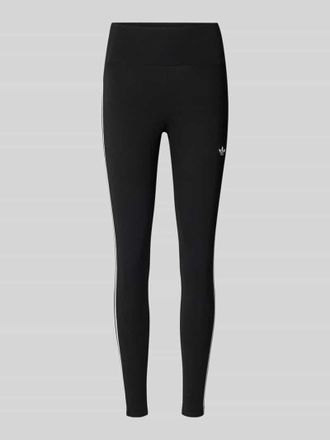 adidas Originals Super Skinny Fit Leggings mit Logo-Stitching in Black, Gr&ouml;&szlig;e XL