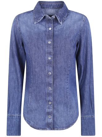 7 For All Mankind Shirt Regular Fit Clear Shirt Rainfall