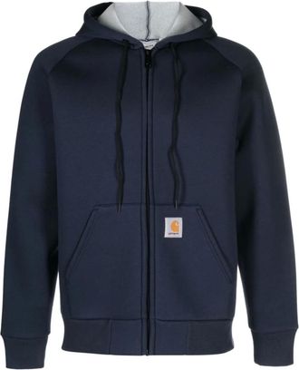 Carhartt Work in Progress Heren, Sweatshirts & Hoodies, Blauw, Maat: S Katoen