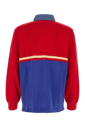J.W.Anderson Colorblock Cotton Polo - Red