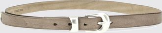 Our Legacy Suede Calfskin Belt with Pin-Buckle Closure