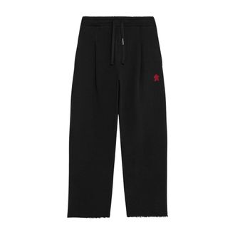 A Paper Kid Heren, Broeken, Zwart, Maat: XL Katoen