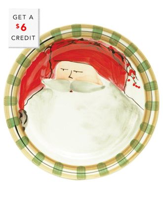 Vietri Vietri Old St. Nick Dinner Plate With $8 Credit