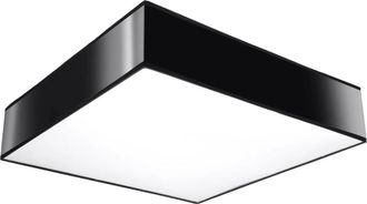 Sollux Lighting Design Deckenlampe Horus ø 45cm, Schwarz