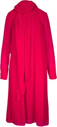 Dorothee Schumacher Abito midi drappeggiato - Rosso