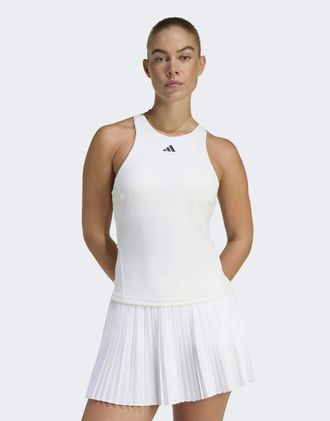 adidas Tennis Climacool - Top senza maniche a T bianco