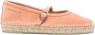 Woolrich Espadrilles, female, Pink, Size: 10 US Suede Leather Ballets