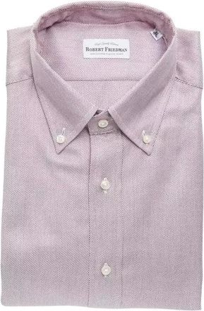 Robert Friedman Camicia button-down - - Shirts - Uomo - Rosso - M