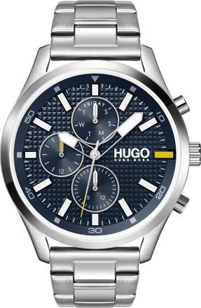HUGO BOSS Chase Chronograph Bracelet Watch, 46mm in Blue Dial at Nordstrom