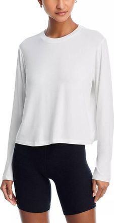 SPLITS59 Djuna Long Sleeve Top In White
