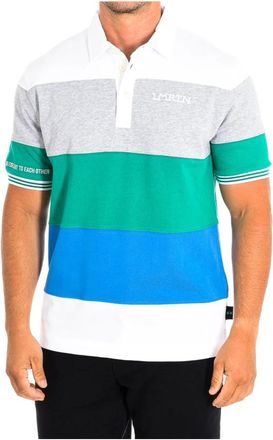 La Martina Polo met korte mouwen - Heren - Polos - Veelkleurig - S - Katoen - Tops