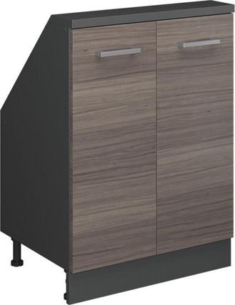 Vicco Armario Para Techo Inclinado Rion, Gris Noble/antracita, Con 2 Puertas, Vicco