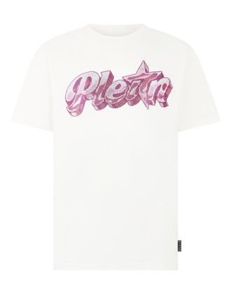 Philipp Plein Round Neck T-Shirt Gummy Plein Stones