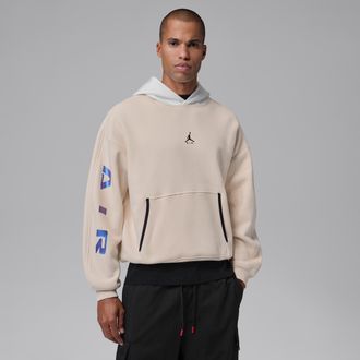 Nike Jordan Mens Jordan Brooklyn Mountainside Pullover Hoodie in White | IM9875-272