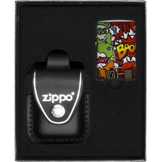 OEM Encendedor Zippo Pop Art City Set De Regalo N.&ordm; 3