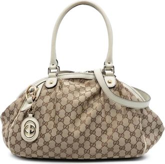 Gucci Borsa a tracolla Sukey in tela GG 2016-2025 - Marrone
