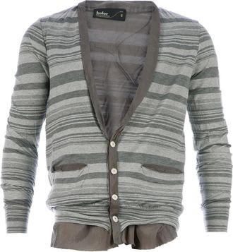 Kolor striped cardigan - Grijs