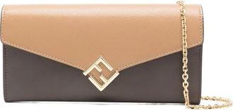 Fendi Borsa mini in pelle - Marrone