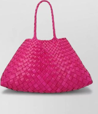 Dragon Diffusion woven tote bag dual top handles