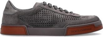 Dolce & Gabbana Portofino Sneakers - Heren - Sneakers - Grijs - 40 EU - Leer - Schoenen