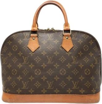 Louis Vuitton Pre-owned Handbags, female, Brown, Size: ONE SIZE Pre-owned Fabric Handbag