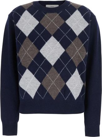 Dunst Jersey de cuello redondo Argyle - Knitwear - Mujer - Multicolor - XS