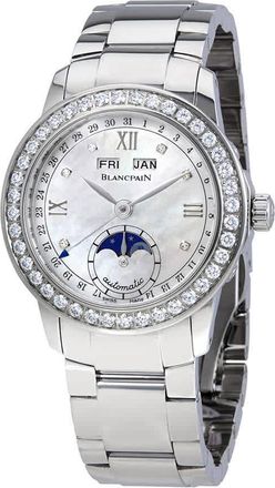 Blancpain Leman Mother Of Pearl Dial Automatic Ladies Watch 2360-4691A-71A
