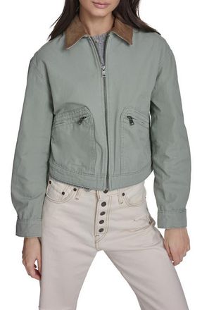 Levi's Crop Utility Jacket in Shadow at Nordstrom, Size X-Large