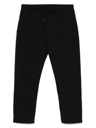 Juvia drawstring straight-leg trousers - Black