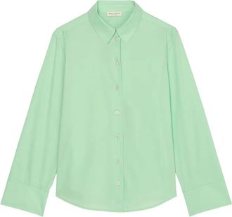 Marc O'Polo button-up cotton shirt - women - Cotton - 34 - Green