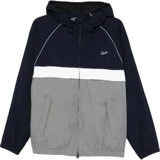 Dunst Hooded Colourblock Windbreaker - Heren - Trainingsjackets - Veelkleurig - XS - Polyester - Fitness