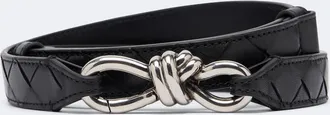 Bottega Veneta Andiamo Intrecciato leather belt