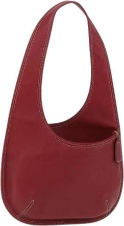 Coach Pre-owned Shoulder Bag - Dames - Vintage Schoudertas - Rood - ONE Size - Leer - Vintage