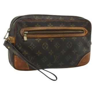 Louis Vuitton Pre-owned Clutches, female, Brown, Size: ONE SIZE Pre-owned Vintage Monogram Clutch