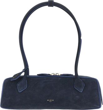 Alaia Nubuck leather medium Le Teckel bag Woman One Size