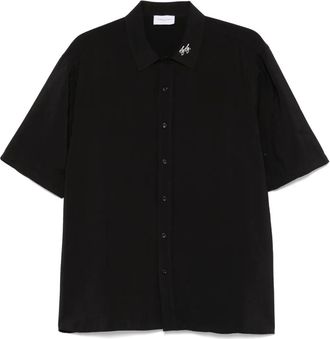 Family Fir$t Milano Camicia in cupro - Nero