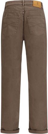 Brunello Cucinelli Mens Brown Cotton Jeans Denim Clothing