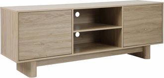 Oviala Mueble de TV escandinavo de 160 cm en madera clara
