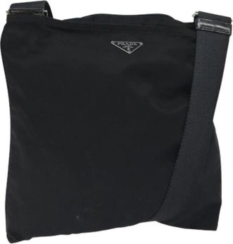 Prada Pre-owned Vintage Schoudertas - Dames - Vintage Schoudertas - Zwart - ONE Size - Nylon - Vintage