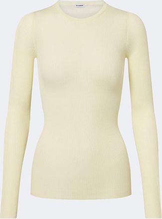 Jil Sander Jersey acanalado de lana