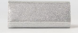 Twentyfourhaitch Clutch French75 in tessuto glitter con cristalli