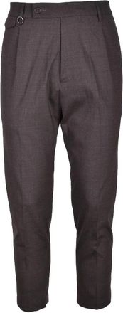 Golden Craft 1957 Brown Polyester-Blend Formal Pants