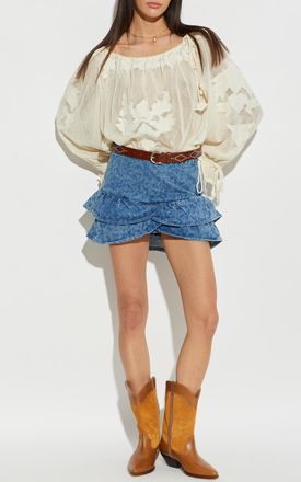 Isabel Marant Top Dalyna, Womens, Cream