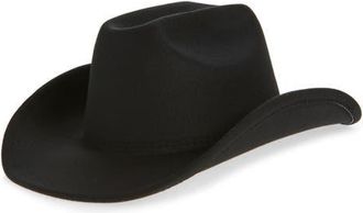 Tasha Western Cowboy Hat in Black at Nordstrom