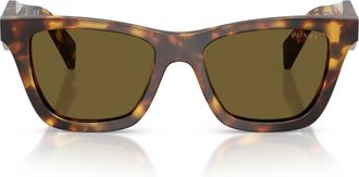 Prada 0pr C07s Square Frame Tortoiseshell Sunglasses