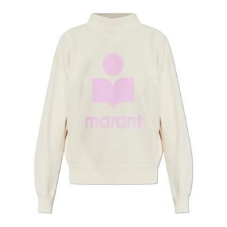 Isabel Marant Sweatshirts, female, Beige, Size: XS Moby Sweatshirt
