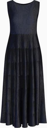 Emporio Armani Mouwloze mini-jurk - Blauw