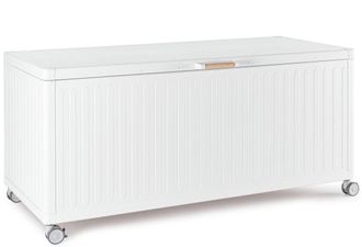 BIZZOTTO Hochwertige Outdoor Aufbewahrungsbox Ocean 165 x 72 cm, Weiss