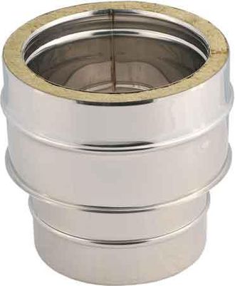 Made in Italy Acoplamiento De Pared Simple A Doble &Oslash; M 250 - F 250/300 Mm